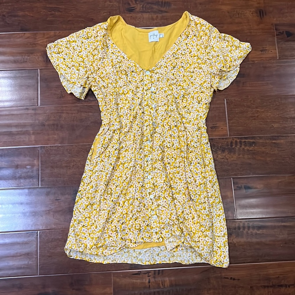 Yellow summer dress